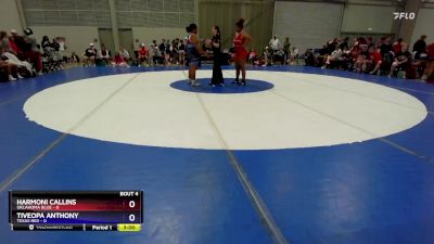 190 lbs Round 2 (6 Team) - Harmoni Callins, Oklahoma Blue vs Tiveopa Anthony, Texas Red