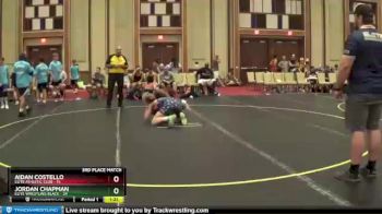 170 lbs Finals (8 Team) - Aidan Costello, Elite Athletic Club vs Jordan Chapman, Elite Wrestling Black
