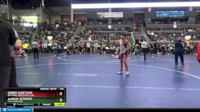 130 lbs Semifinal - Aaron Schmitz, Team Montana vs Aiden Northup, Big Game Wrestling Club