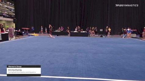 Emma Ewing - Women's Group, Springfield Gymnastics and Aquatics Center - 2021 Women's Xcel Region 4 Championships