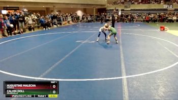 61 lbs 1st Place Match - Calvin Doll, Paynesville vs Augustine Malecha, Waseca
