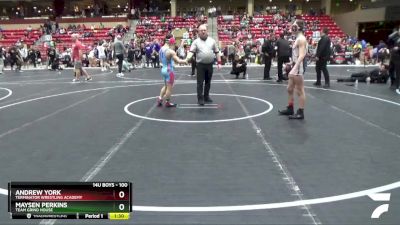 100 lbs 3rd Place Match - Andrew York, Terminator Wrestling Academy vs Maysen Perkins, TEAM GRIND HOUSE