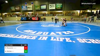 115 lbs Semifinal - Regan Rosseter, Nebraska Wrestling Academy vs Breaunnah Robles, SOT Academy