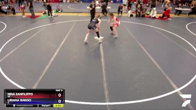 135 lbs Champ. Round 1 - Nina Sanfilippo, WI vs Liriana Rakoci, IL