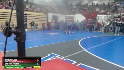 43 lbs Champ. Round 1 - Jared Bloss, Webo Youth Wrestling Club vs Easton Ramey, Oak Hill Wrestling Club
