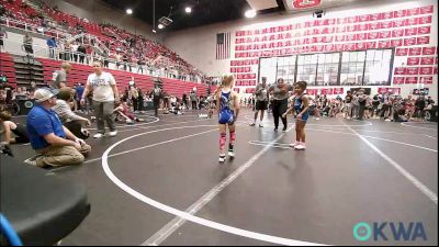 51-54 lbs Consi Of 8 #2 - Audrena Bryson, Hennessey Takedown Club vs Octavia Ramsey, Newkirk Takedown Club