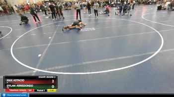 160 lbs Champ. Round 2 - Max Astacio, IL vs Dylan Arredondo, TX