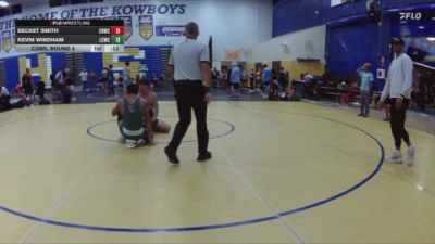 190 lbs Cons. Round 4 - West Lucas, NorthSide Wrestling Club vs Tyler Gray, Wellington Wrestling Club