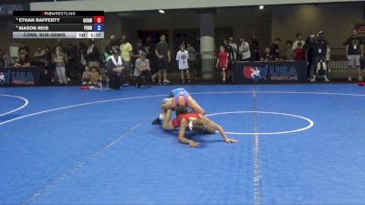 86 lbs Cons. Sub-semis - Ethan Rafferty, Ohio Crazy Goats Wrestling vs Mason Reis, Pennsylvania