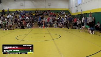 120 lbs Cons. Round 4 - John Paul Hatgas, Holy Name vs AJ Dubendorfer, Whitmer