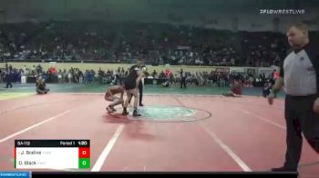 6A-113 lbs Cons. Round 1 - Jackson Bodine, Yukon vs Dariuz Black, Union