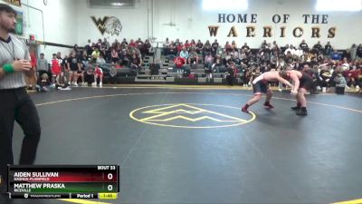 215 lbs Quarterfinal - Matthew Praska, Riceville vs Aiden Sullivan, Nashua-Plainfield