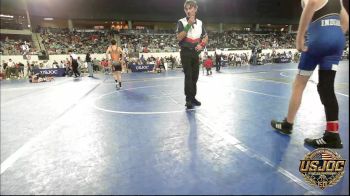 80 lbs Quarterfinal - Payton Hensley, Little Axe Takedown Club vs Kroy Wolfe, Blackwell Wrestling Club