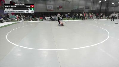 119-119.4 lbs Champ. Round 1 - Abigail Hayes, MO West Championship Wrestling Club vs Stacy Ash, Thoroughbred Wrestling Academy