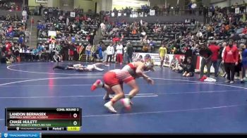 115 lbs Cons. Round 2 - Chase Hulett, Greater Heights Wrestling-AAA vs Landon Bernasek, Nebraska Wrestling Academy