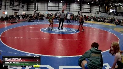 106 lbs Round 2 (6 Team) - Ethan Halstead, DARKHORSE WRESTLING CLUB vs Brooks Kraft, GREAT BRIDGE WRESTLING CLUB - GREEN