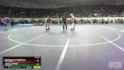 5A-157 lbs Cons. Round 1 - Jesse Chavez, MacArthur vs Nathan Sutterfield, Carl Albert