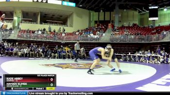 150 lbs Placement (16 Team) - Kade Abbey, Kearney vs Hayden Klimek, Grand Island