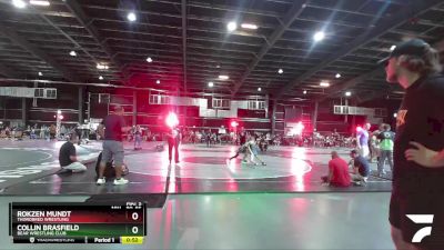 80-85 lbs Round 3 - Collin Brasfield, Bear Wrestling Club vs Rokzen Mundt, Thorobred Wrestling