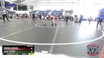 84 lbs Semis (4 Team) - Vincent Arnone, OpenMats Wrestling Club vs Wyatt Boyer, Victory Wrestling