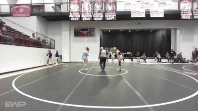 145-155 lbs Rr Rnd 1 - Gracie L Conrad, Hulbert High School vs Jordyn Hatter, Bartlesville High School