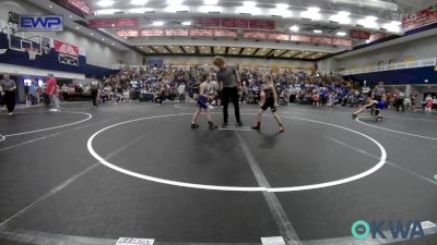 67 lbs Quarterfinal - Whitlee Combs, Cowboy Wrestling Club vs MaraMay Roberson, Harrah Little League Wrestling