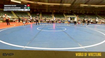 67 lbs Consi Of 8 #1 - Emerson Euliss, Terminator Wrestling Academy vs Grayden Schloemann, Southern Illinois Bulldogs Wrestling Club