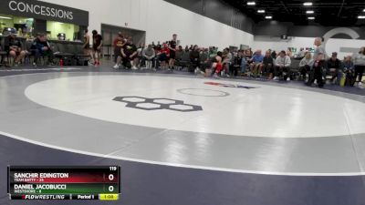 119 lbs Round 5 (6 Team) - Sanchir Edington, Team Batty vs Daniel Jacobucci, Westshore