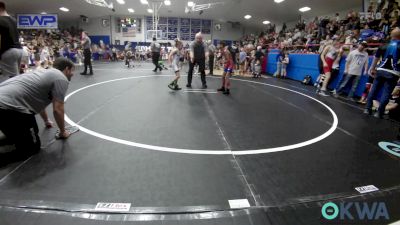 52 lbs Quarterfinal - Coltyn Conley, Chandler Takedown Club vs Azayla Mitchell, El Reno Wrestling Club