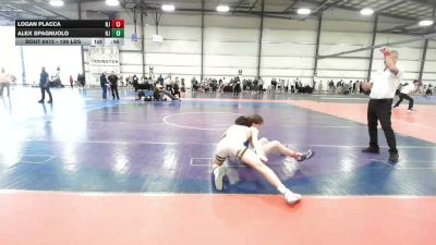 106 lbs Consi Of 32 #1 - Logan Placca, NJ vs Alex Spagnuolo, NJ