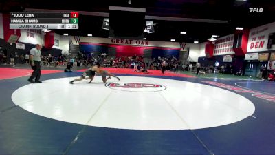 190 lbs Champ. Round 1 - Hamza Shams, Murrieta Mesa vs Julio Leija, Trabuco Hills