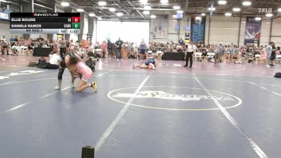 107 lbs Rr Rnd 2 - Ellie Bouzis, Flickr Girlz vs Daniela Ramos, Cheyenne Ladies Wrestling Club