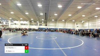 113 lbs Round Of 16 - Griffin Machie, Bristol County/Dighton Rehoboth vs Ryan Nero, Longmeadow