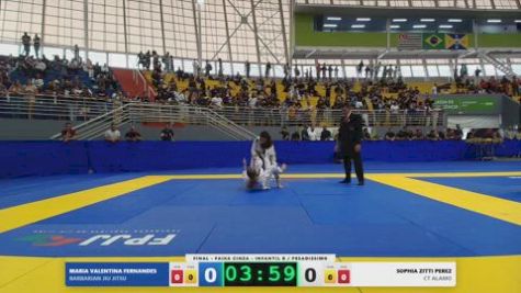 SOPHIA ZITTI PEREZ vs MARIA VALENTINA FERNANDES 2026 FPJJ Circuito Paulista GI Etapa 3