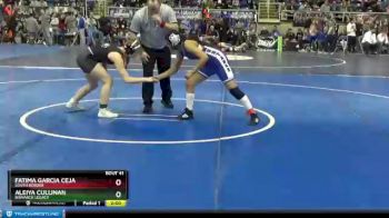 125 lbs Champ. Round 1 - Aleiya Cullinan, Bismarck Legacy vs Fatima Garcia Ceja, South Border