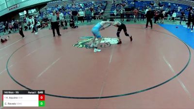 14U Boys - 115 lbs Cons. Round 1 - Hayden Aquino, Cory Clark Wrestling vs Conor Raveis, South Side Wrestling Club