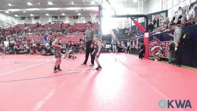 60 lbs 3rd Place - Caulder Schultz, Team Tulsa Wrestling Club vs Owen McCool, Elgin Wrestling