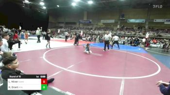 46 lbs Round Of 16 - Lane Miner, Dumas WC vs Korban Grant, Athlos Wrestling