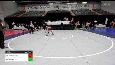 150 lbs Quarterfinal - Hudson Glaze, Morris Fitness Wrestling Club vs Memphis Halsey, PTC Wrestling