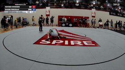 70 kg Cons. Round 2 - Hayden Whidden, Southern Illinois Regional Training Center vs Shane Percelay, West Point Wrestling Club