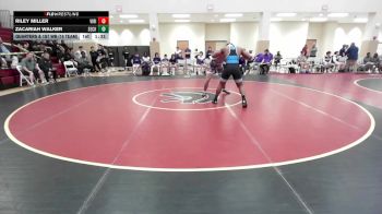 190 lbs Quarters & 1st Wb (16 Team) - Zacariah Walker, Seckinger vs Riley Miller, Villa Rica