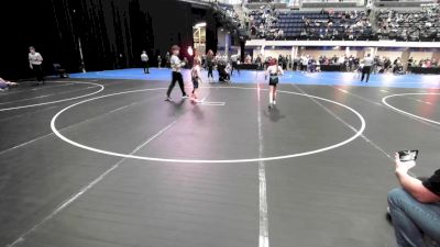 Girls 5th - 6th grade - 80 Champ. Round 1 - Mandi Blades, Ubasa Wrestling Academy vs Leah Hatfield, Big Game Wrestling Club