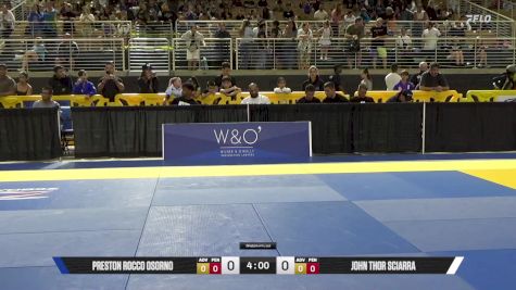 John Thor Sciarra vs Preston Rocco Osorno 2025 Pan Kids Jiu-Jitsu IBJJF Championship
