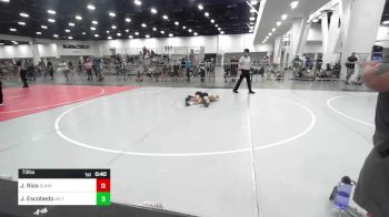 73 lbs Consi Of 8 #2 - Joseph Rios, Sunnyside WC vs Julian Escobedo, No Team