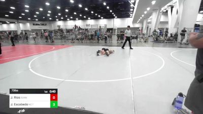 73 lbs Consi Of 8 #2 - Joseph Rios, Sunnyside WC vs Julian Escobedo, No Team