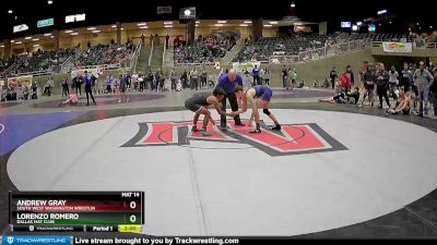 120 lbs 1st Place Match - Lorenzo Romero, Dallas Mat Club vs Andrew Gray, South West Washington Wrestlin