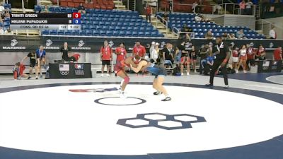 130 lbs Cons. Rd Of 64 - Triniti Green, Maryland vs Helene Papadakis, Indiana