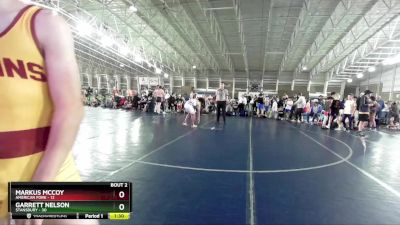 120 lbs Quarterfinals (8 Team) - Markus McCoy, American Fork vs Garrett Nelson, Stansbury