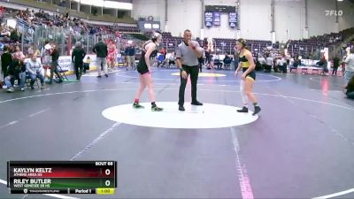 120 lbs Cons. Round 4 - Riley Butler, West Genesee Sr HS vs Kaylyn Keltz, Athens Area HS