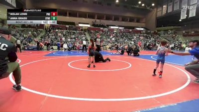 46 lbs Quarterfinal - Nolan Lowe, Paris Wrestling Club vs Anna Grass, Springdale Youth Wrestling Club